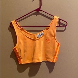 Orange Adidas tank top
